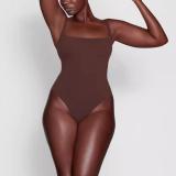 FITS EVERYBODY SQUARE NECK one-piece sports vest slimming effect