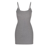style sexy slim-fit sleeveless slip dress,  European and American bodycon dress