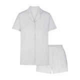 SLEEP SET short-sleeved shorts summer shirt pajamas home wear set