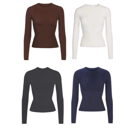 Now available:   and  same style high-elastic long-sleeve T-shirt for women