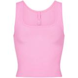 U-neck ribbed camisole European and American slim-fit solid color inner layer outerwear sports crop top