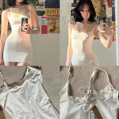 2023im*s - style lace suspender dress short irt
