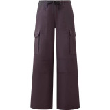 Two-tone striped ultra-short sleeveless tank top RICA work pants