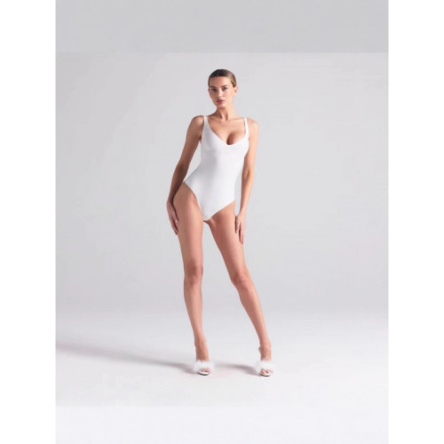 -style shapewear, sexy body-shaping one-piece with tummy control, seamless shapewear with waist cinching and straps