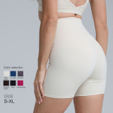 Cross-border tight-fitting peach butt yoga pants for outdoor running and fitness, quick-dry high-waisted butt-lifting sports shorts for women