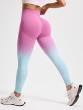 Women's Tie-Dye Yoga Pants, Seamless High-Waisted Running Fitness Pants, Sports Tight-Fitting Quick-Dry Leggings