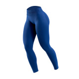 European-style tummy control peach butt yoga pants for women, high-waisted non-slip sports leggings, running fitness pants, sports base layer pants