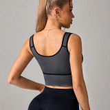 Cross-border seamless hollow-out yoga bra for women, indoor sports fitness shockproof top, women's fitness yoga strapless bra