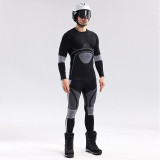 Men's Ski Quick-Dry Clothing Set, Extreme Cold Compression Base Layer, Men's Sports Thermal Functional Underwear for Autumn and Winter