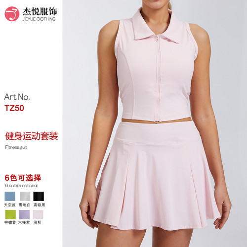 Cross-border quick-dry breathable yoga outfit set, shockproof underwear, pocket shorts, outdoor fitness sports set for women