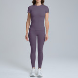 Cross-border tight-fitting peach butt yoga pants for outdoor running and fitness, quick-dry high-waisted butt-lifting sports shorts for women