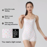 European and American cross-border triangle-cut one-piece shapewear with adjustable shoulder straps, slimming white floral lace bodysuit