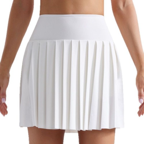 Spring and summer sports short skirt for women, running and fitness pleated skirt, high-waisted, outdoor, anti-exposure, for tennis, golf, and yoga