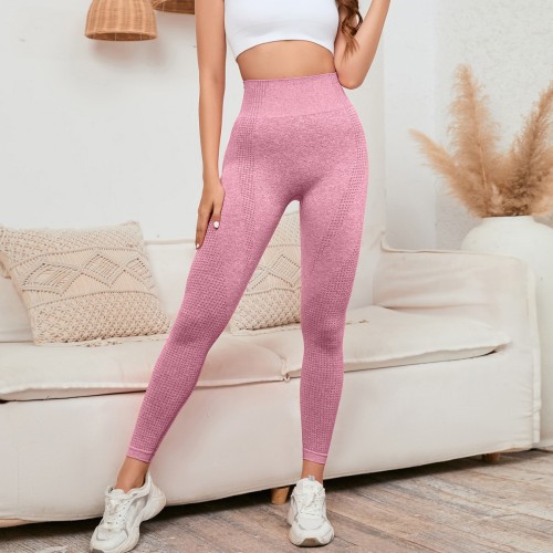 Sharkskin women's fitness yoga pants with dot jacquard, high-waisted, butt-lifting, yoga sports tight leggings bombshell