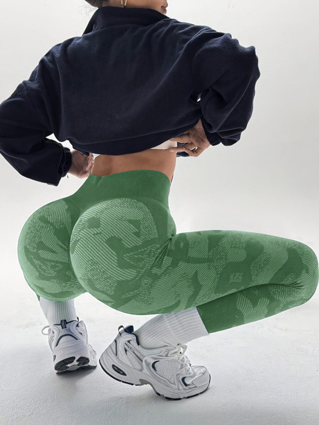 European and American cross-border hot-selling sports butt-lifting fitness yoga pants for women, suitable for outdoor cycling and running