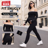 European and American export seamless long-sleeve maternity one-piece yoga outfit with peach butt effect for women