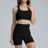Cross-border spring and summer yoga wear, short-sleeved fitness sports top, outerwear, outdoor running quick-dry shirt for women
