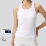 Cross-border spring and summer sports vest for women, fitness integrated fixed cup outerwear, high-intensity shockproof yoga inner vest