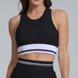 New cross-border outdoor breathable sports tennis skirt, slimming, anti-exposure, high-waisted fitness yoga set