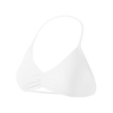 dyfne women's sports bra, matte nylon, halter neck, beautiful back, small bra, high-intensity shockproof, push-up yoga bra