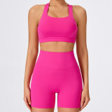 Cross-border tight-fitting peach butt yoga pants for outdoor running and fitness, quick-dry high-waisted butt-lifting sports shorts for women