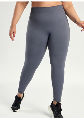 Lycra Plus Size Yoga Pants for Women, Extra Large Running Sports Leggings, High Waist Seamless Pants for Plus Size Fitness