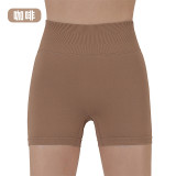 Cross-border fitness quick-dry casual sports yoga shorts for women, high elasticity, low waist, butt-lifting, three-quarter length, seamless knit design