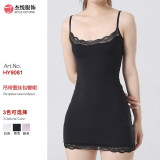 Cross-border pure desire sexy lace-trimmed camisole dress, summer sleeveless tank dress, high-elastic slim-fit bodycon dress