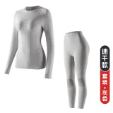 X-BION Women's Sports Ski Functional Underwear Set: Sweat-Wicking, Warm, Compression Tight, Quick-Dry Ski Suit