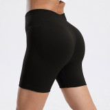 Cross-border tight-fitting breathable quick-dry cycling shorts for women, suitable for outdoor wear, fitness, running, and yoga, with a peach-like feel