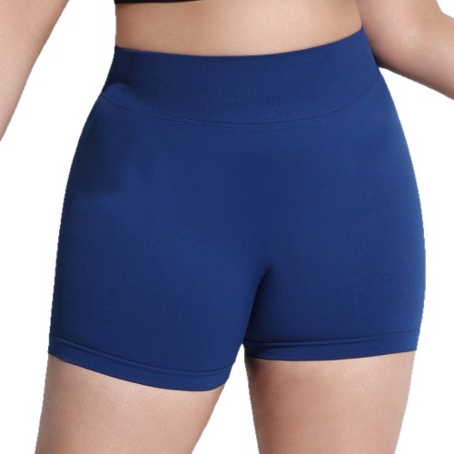 New large-size seamless sports peach butt shorts for women, slimming butt-lifting yoga pants for running and fitness