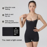 New European and American cross-border sexy and hot lace camisole bodysuit with adjustable straps, skin-friendly and breathable