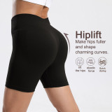 Cross-border tight-fitting breathable quick-dry cycling shorts for women, suitable for outdoor wear, fitness, running, and yoga, with a peach-like feel