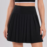 Spring and summer sports short skirt for women, running and fitness pleated skirt, high-waisted, outdoor, anti-exposure, for tennis, golf, and yoga