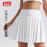 Spring and summer sports short skirt for women, running and fitness pleated skirt, high-waisted, outdoor, anti-exposure, for tennis, golf, and yoga