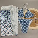 New one-piece and two-piece bikini European and American sexy swimwear bikini women swimwear