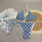 New one-piece and two-piece bikini European and American sexy swimwear bikini women swimwear
