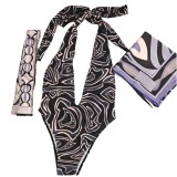 European and American sexy bikini swimwear thong swimsuit