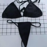 PRD European and American women's swimwear one-piece and two-piece bikini 2020 fashion sexy off-shoulder high-waisted