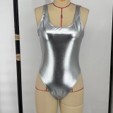 Silver-plated bikini sexy swimsuit made of special fabric bikini thong swimwear swimsuit