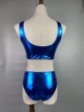 CH Series European and American Women's Swimwear: One-piece, Two-piece Bikini, Fashionable and Sexy Two-piece Sporty Style