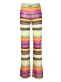 Mesh beach pants Zigzag trousers striped z-shaped wide-leg pants beach bikini pants