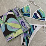 New one-piece and two-piece bikini European and American sexy swimwear bikini women swimwear