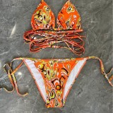 European and American sexy bikini swimwear, bikini thong swimwear, fashionable two-piece swimsuit