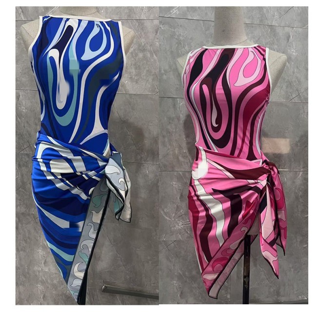 New one-piece and two-piece bikini European and American sexy swimwear bikini women swimwear