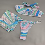 New one-piece and two-piece bikini European and American sexy swimwear bikini women swimwear