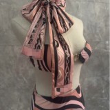 European and American sexy printed bikini new style women's one-piece swimsuit