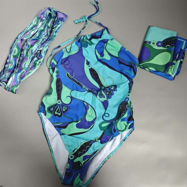 New one-piece and two-piece bikini European and American sexy swimwear bikini women swimwear