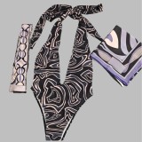 European and American sexy bikini swimwear thong swimsuit