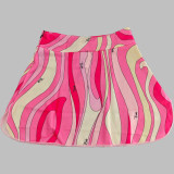 Silk scarf, short skirt, high-quality swimsuit